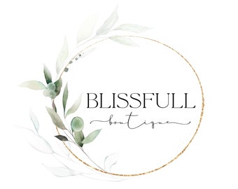 Botanical Premade Logo Design, Branding Kit