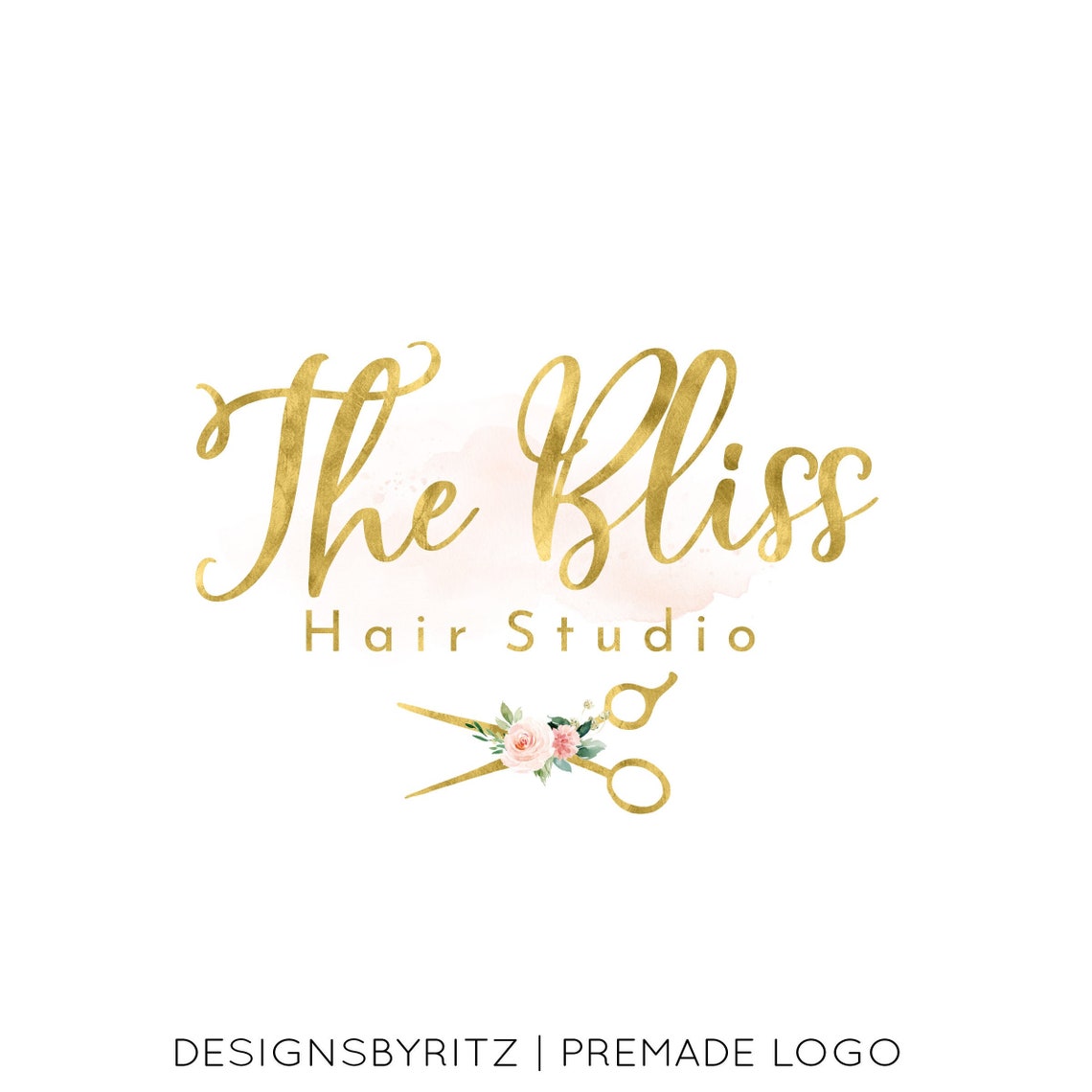 Logo Design Luxury Hair Salon Logo Design Beauty Fashion - Etsy UK