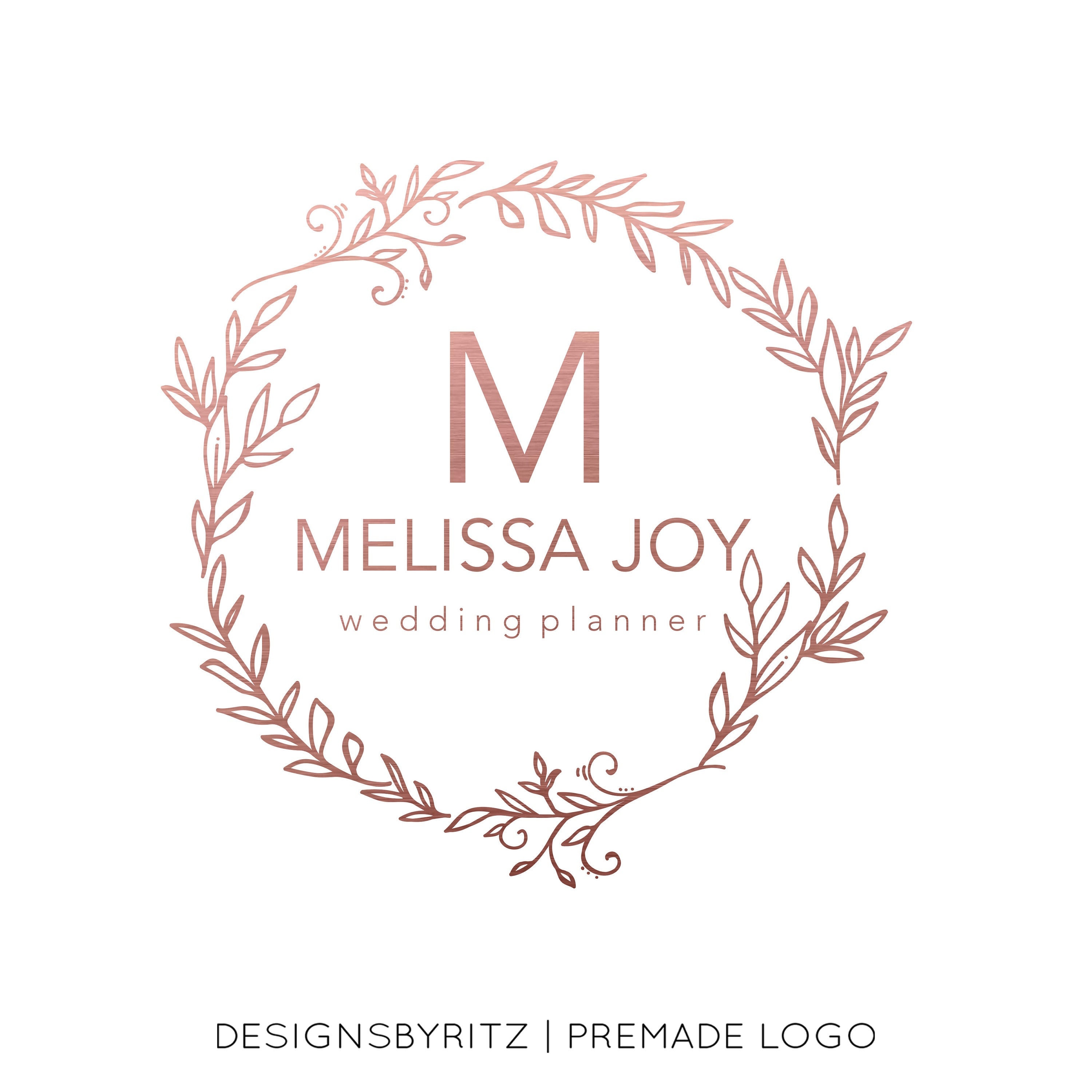 Wedding Planner Logo Photography Logo And Watermark Premade Etsy Singapore