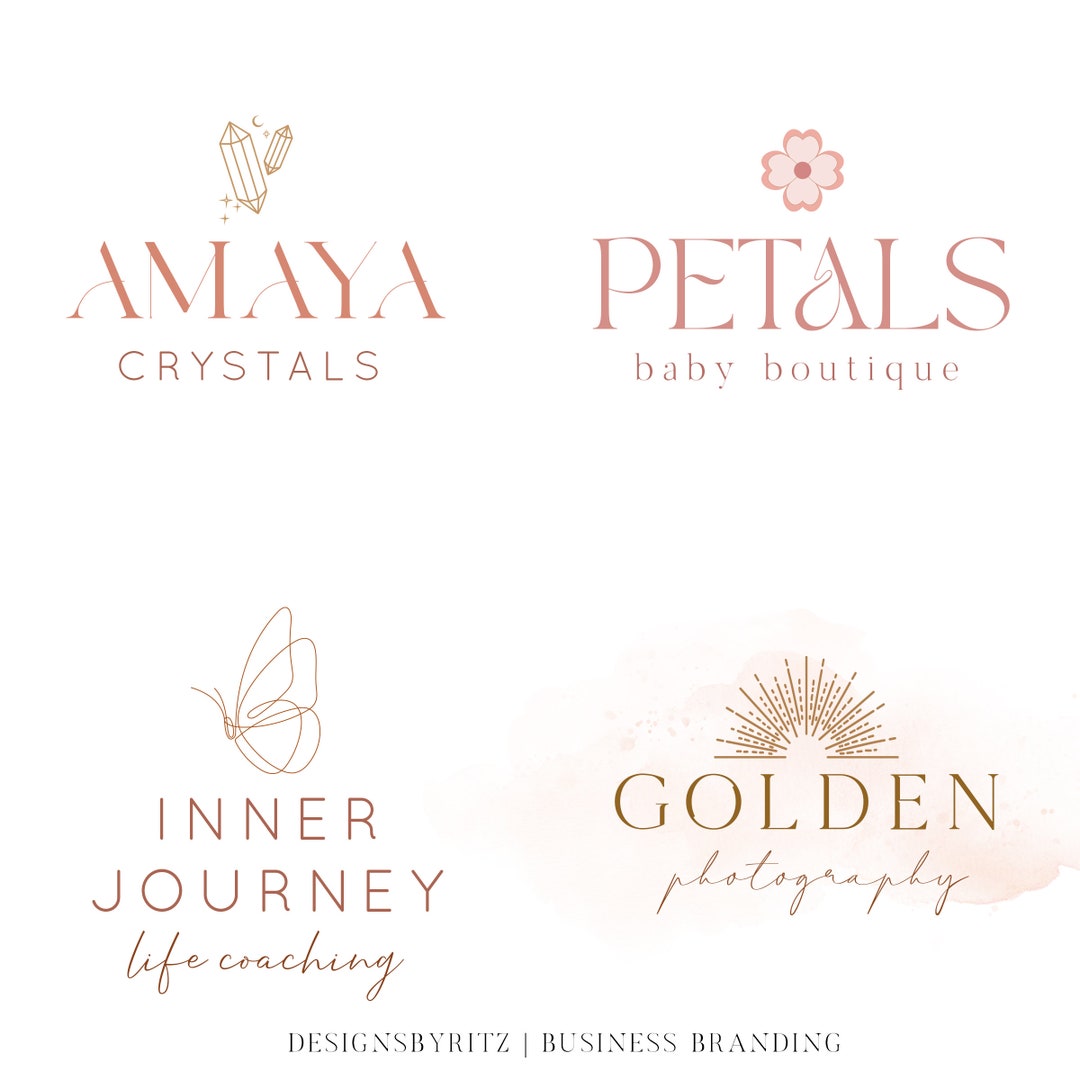 Gallery Detail: Boho Branding Kit Custom Logo Design