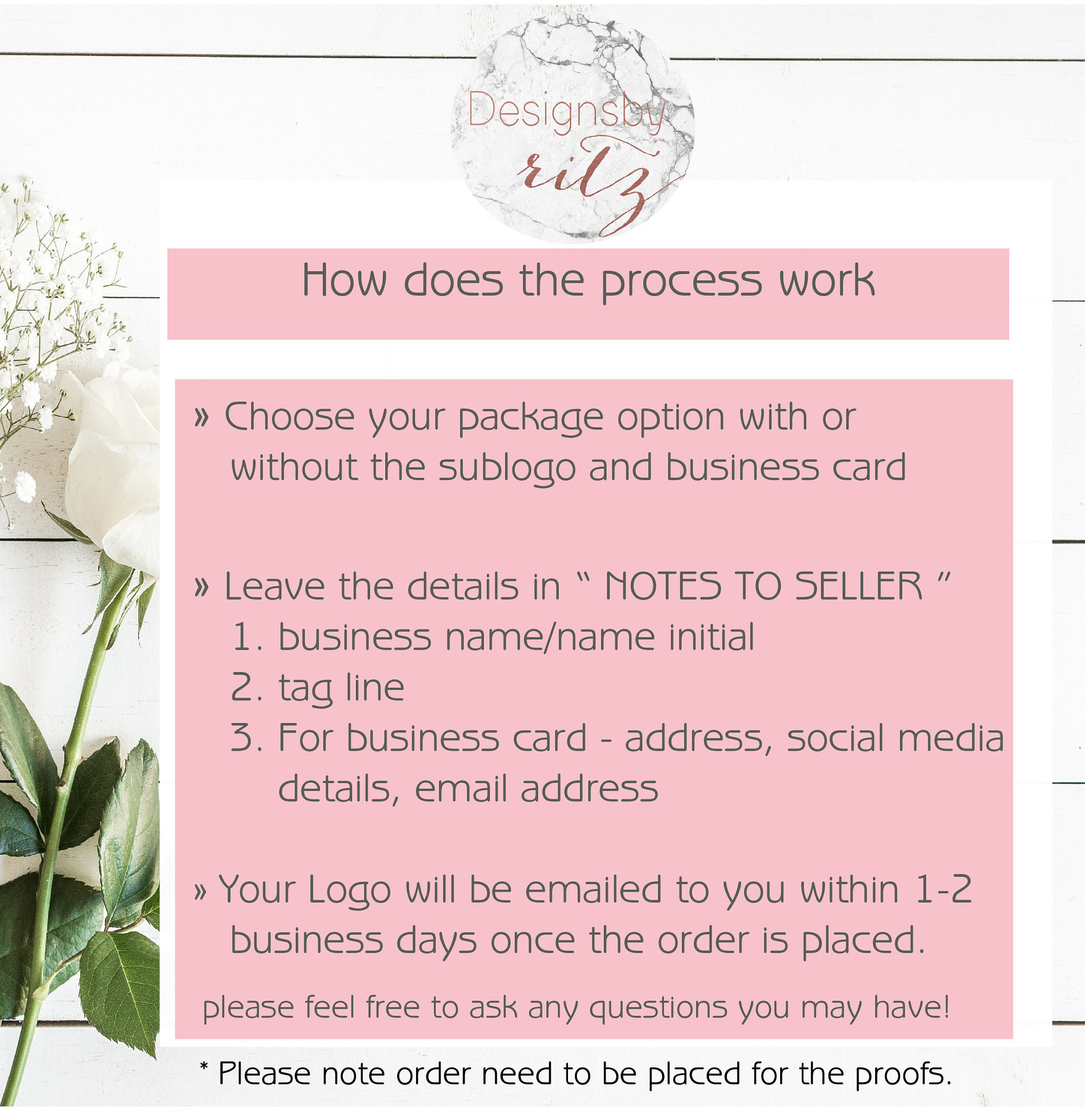 Boho Logo Design Boutique Logo Beauty Logo Photography | Etsy