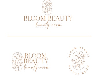 Diseño de logotipo floral: Kit prediseñado de marca para boutiques