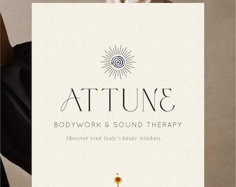 Minimalist Custom Logo Design: Wellness Brand Identity Kit