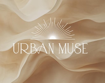 Custom Boho Logo Design: Modern Feminine Branding Kit