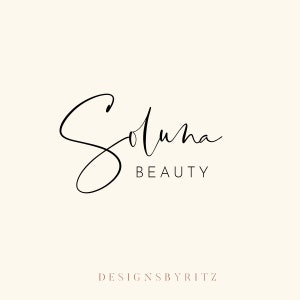 Création de logo beauté, kit de marque logo préfabriqué, logo bohème, texte uniquement logo, création de logo minimaliste, logo photographie, créateur de logo, création de marque