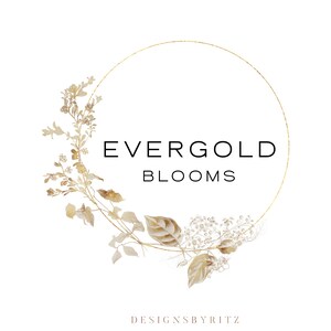 Diseño de logotipo floral elegante / Kit de marca para bodas de lujo / Plantilla de tarjeta de presentación con logotipo prefabricado con estilo / Identidad comercial creativa