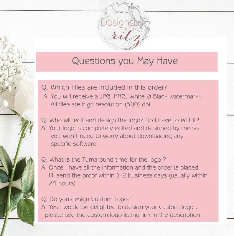 Beauty Logo Design Aesthetics Logo Modern Boutique Logo image 8