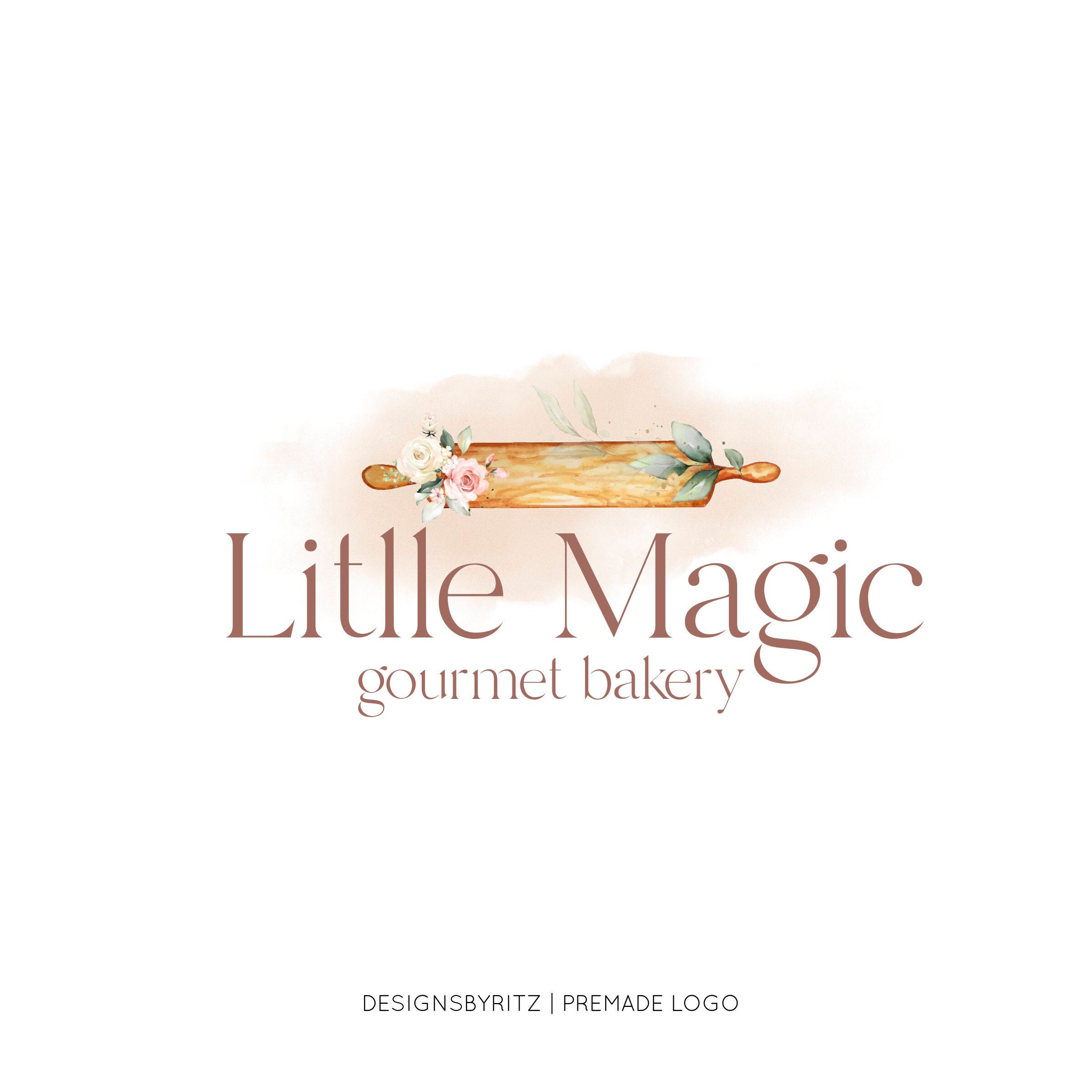 Rustic Bakery Logo Design Cooking Food Blog Logo Baking | Etsy