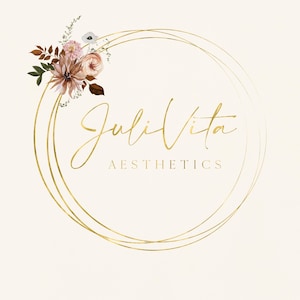 Floral Logo Branding Kit: Elegant Botanical Business Logo