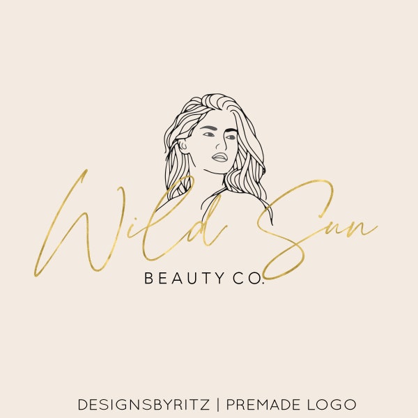 Boho Logo Design, Boutique Logo, Beauty Logo, Photography Logo, Watermark Logo, Website Logo, Hair Logo, Custom Logo, WellnessLogo, Spa Logo