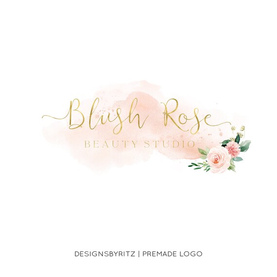 Logo Design, Luxury Beauty Salon Logo Design, Boutique Fashion Logo, Hair Dresser Logo, Business Logo, Website Logo, Floral Branding Kit