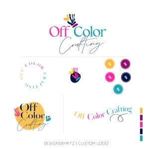 Design de logotipo personalizado, marca personalizada, kit de marca comercial, pacote de marca boutique, logotipo fotográfico, kit de marca Etsy, logotipo exclusivo
