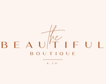 Signature Logo Design, Photography Logo and Watermark, Boutique Logo, Elegant Business Logo, Modern Boho Logo, Minimal Logo, Website Logo