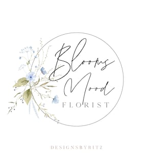 Floral Logo Design, Luxury Business Logo, Boho Logo, Florist Logo, Boutique logo, Photographer Logo, Beauty Spa Logo, Professional Logo