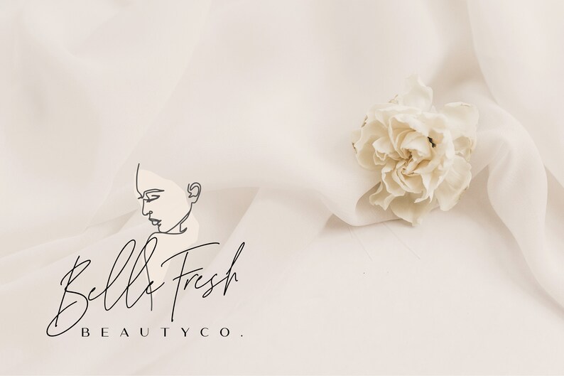 Beauty Logo Design Aesthetics Logo Modern Boutique Logo image 3