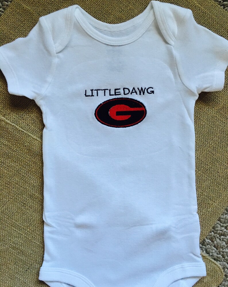 Big Dawg or Little Dawg embroidered shirts Ready for GA Etsy