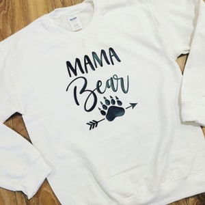 Mama Bear sweatshirt or shirt! Mimi Bear, etc... personalize to your special name! Baby bear, brother bear, great birthday theme!