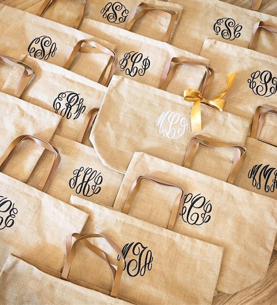 Large Jute Bags With Leather Handles Embroidered With Etsy