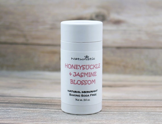 HONEYSUCKLE JASMINE BLOSSOM Natural Deodorant, Baking Soda Free, Eco Friendly