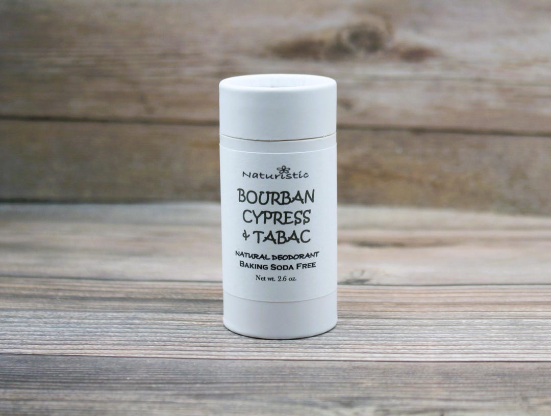 Buy Bourbon Cypress Tabac Natural Deodorant: Baking Soda Free