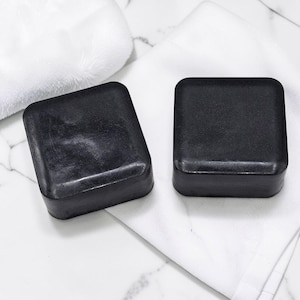 Dead Sea Clay & Charcoal Soap Bar, Lavender, Tea Tree, Lemongrass Essential Oils, Shea Butter Natural Soap, Face and Body Bar Soap