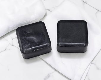 Dead Sea Clay & Charcoal Soap Bar, Lavender, Tea Tree, Lemongrass Essential Oils, Shea Butter Natural Soap, Face and Body Bar Soap