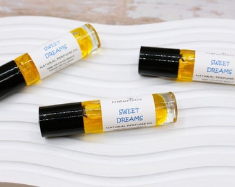 Sweet Dreams Natural Perfume Oil, Essential Oil Roll on, Aromatherapy roller ball