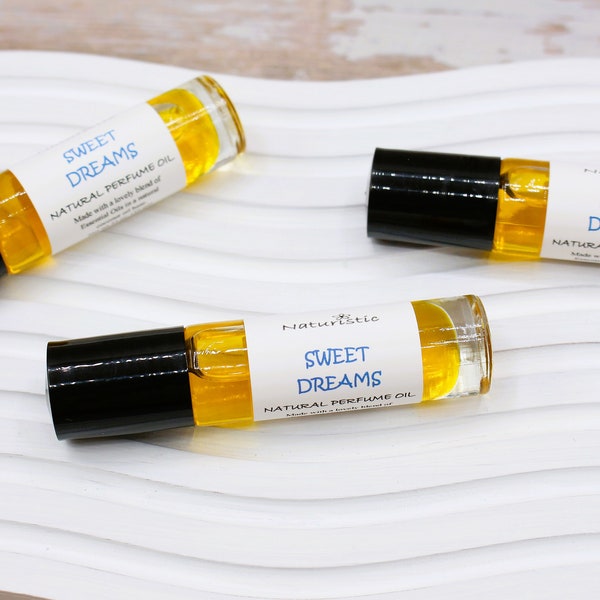 Sweet Dreams Natural Perfume Oil, Essential Oil Roll on, Aromatherapy roller ball