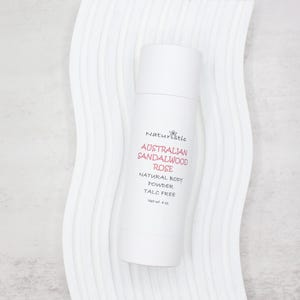 Australian Sandalwood Rose BODY POWDER, Talc Free, Deodorant Body Powder, Eco Friendly, Zero Waste, Natural Fragrance, Essential Oils
