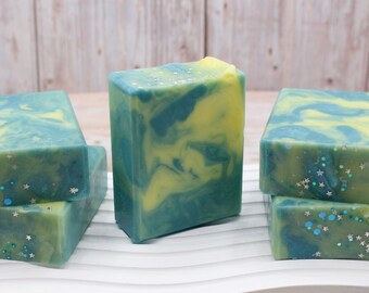 Sweet Dreams Essential Oil Handmade Soap, Triple Butter soap Bar, Handcrafted Artisan Soap, Lavender, Orange, Chamomile, Clary Sage