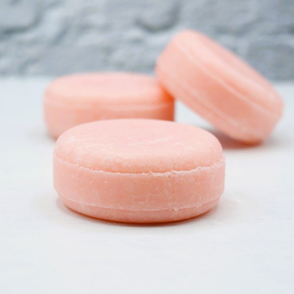 STRAWBERRIES & SWEET CREAM Shampoo Bar, Pro Vitamin B5, Conditioning Formula, Herbal Extracts, Natural Fragrance, Sulfate Free