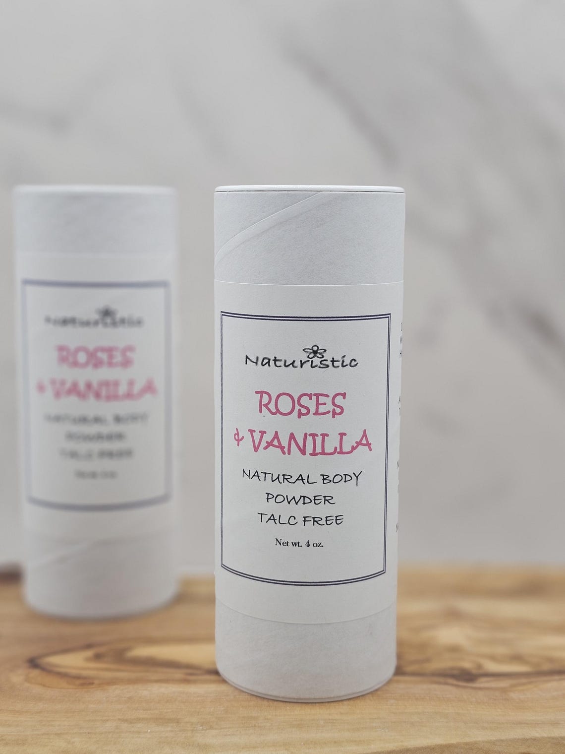 Roses & Vanilla Body Powder: Talc Free, Natural Scented Body Powder - Etsy