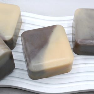Island Coconut & Tonka Handcrafted Soap Bar, Triple Butter Soap with Shea, Mango, Cocoa Butters, Natural Fragrance, Artisan Handmade Soap