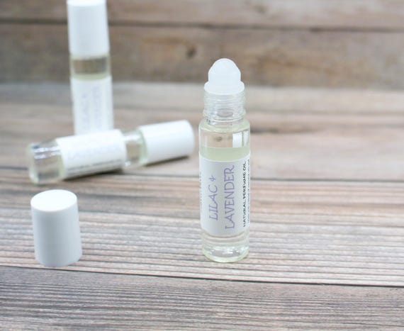 Lilac & Lavender Natural Perfume Oil: Alcohol Free Roller Ball