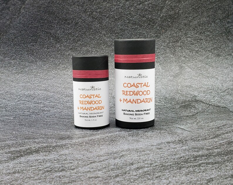 Coastal Redwood & Mandarin Natural Deodorant Baking Soda | Etsy