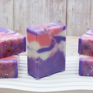 Lavender & Jasmine Essential Oil Handmade Soap, Triple Butter soap Bar, Handcrafted Artisan Soap