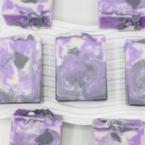 Blackberry Jam Handcrafted Soap Bar, Triple Butter Soap with Natural Fragrance, Shea, Cocoa, Mango Handmade Soap image 1