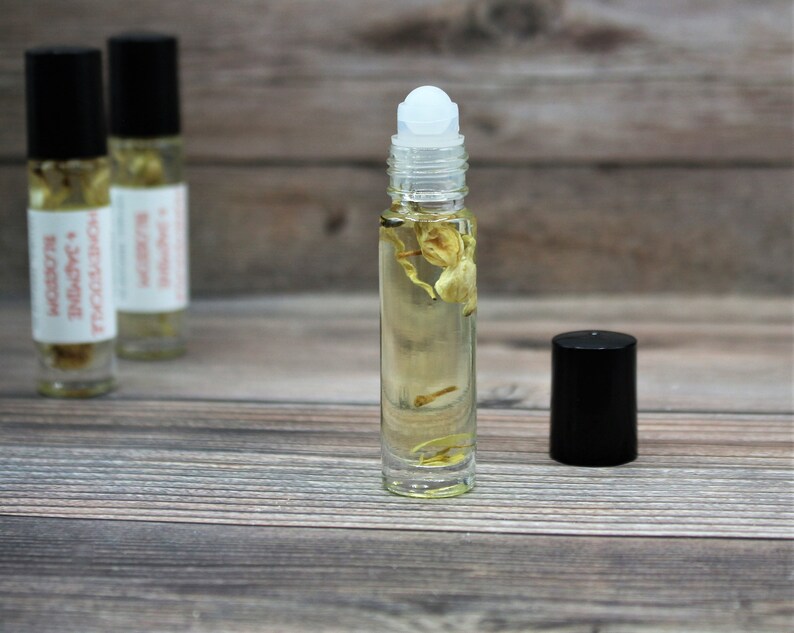 Honeysuckle & Jasmine Blossom Natural Perfume Oil Natural Etsy