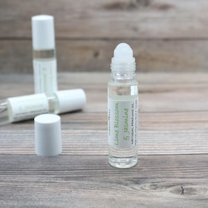 LIME BLOSSOM & JASMINE Natural Perfume Roll On, Essential Oils and Naturally Derived Fragrance, Alcohol Free Roller Perfume Oil