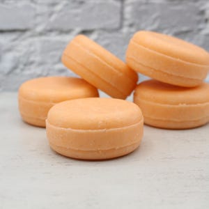 Shampoo Bar BRAZILIAN MANGO GRAPEFRUIT, Eco Friendly, Herbal Extracts, Pro Vitamin B5, Quinoa Protein, Sulfate Free, Vegan, Sustainable