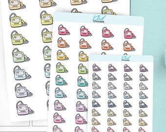 CPAP Planner Stickers, 3 Sizes with Tiny, Small, and Large, Removable