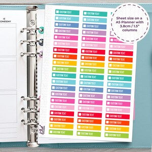 Design Your Own Check Box Labels Customised & Personalised - Etsy