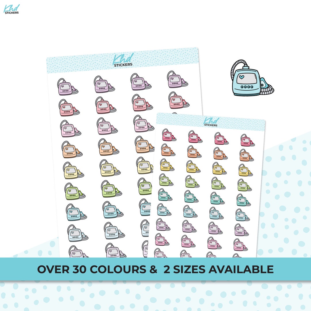 CPAP Stickers, Planner Stickerstwo Sizes and Over 30 Colour Selections ...