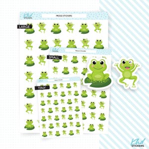 Stickers grenouilles, amovibles