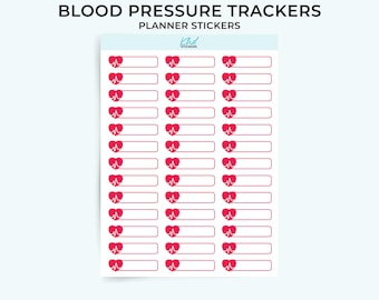 Bloeddrukstickers, plannerstickers