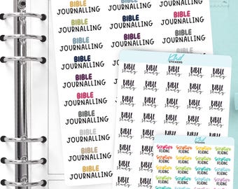 Bible Study, Scripture Reading & Bible Journalling Planner Stickers