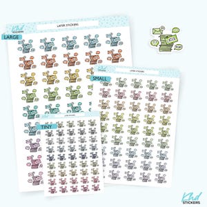 Later Stickers Planner Stickers, Three Sizes, Removable