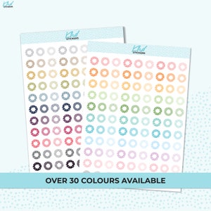 Planner Reinforcement Stickers, Planner Stickers, Removable