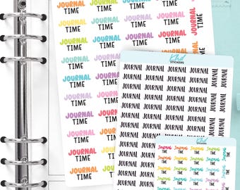 Journal & Journal Time Planner Stickers