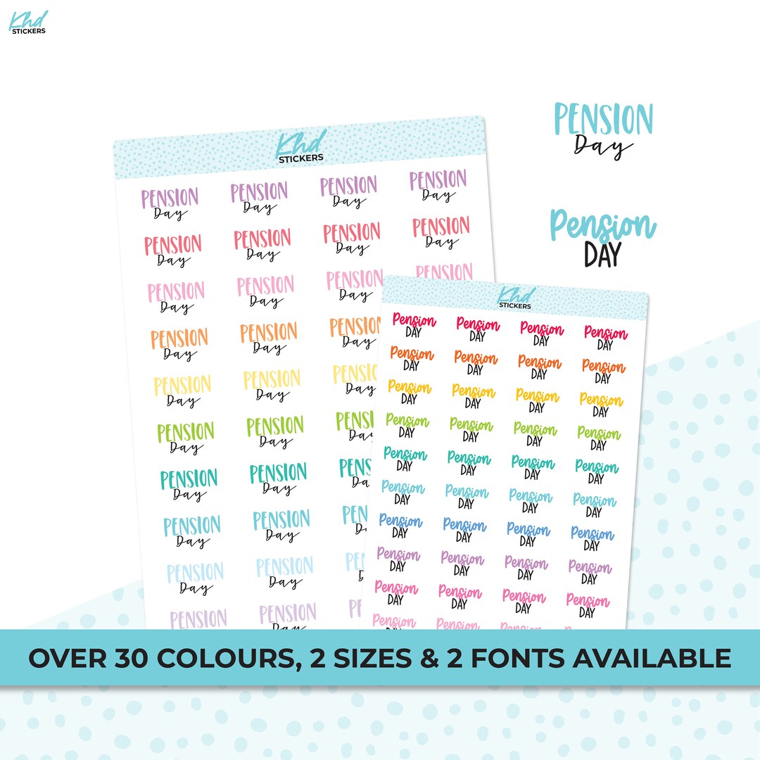Weekdays Script Planner Stickers - Watercolor Date Covers – The Planner's  World